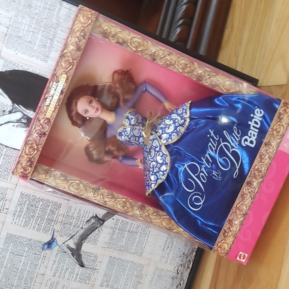 1997 Portrait In Blue Barbie - Picture 6 of 12